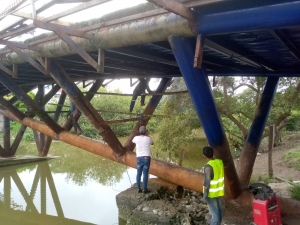 Inició intervención en puente que conduce a Nueva Esperanza