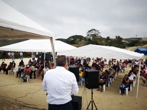 Alcalde Saldarriaga socializó avance de convenio de Construcción de Estructura para la Amortiguación de Oleaje de Súa