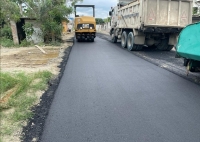 Inicio proceso de asfaltado en anillo vial