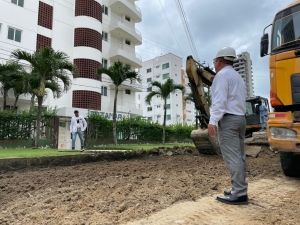 Avanza asfaltado en Club del Pacífico