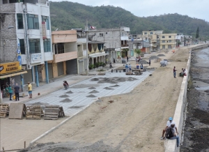 Malecón de Súa registra progreso del 60 por ciento